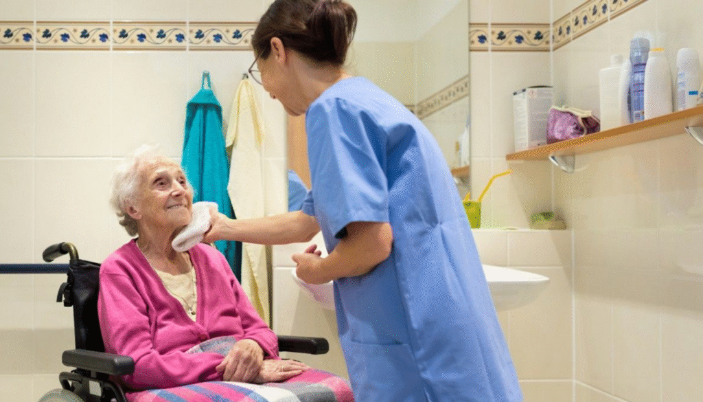 aged care cleaning bathroom hygiene services in Brisbane and Adelaide by The Clean Master