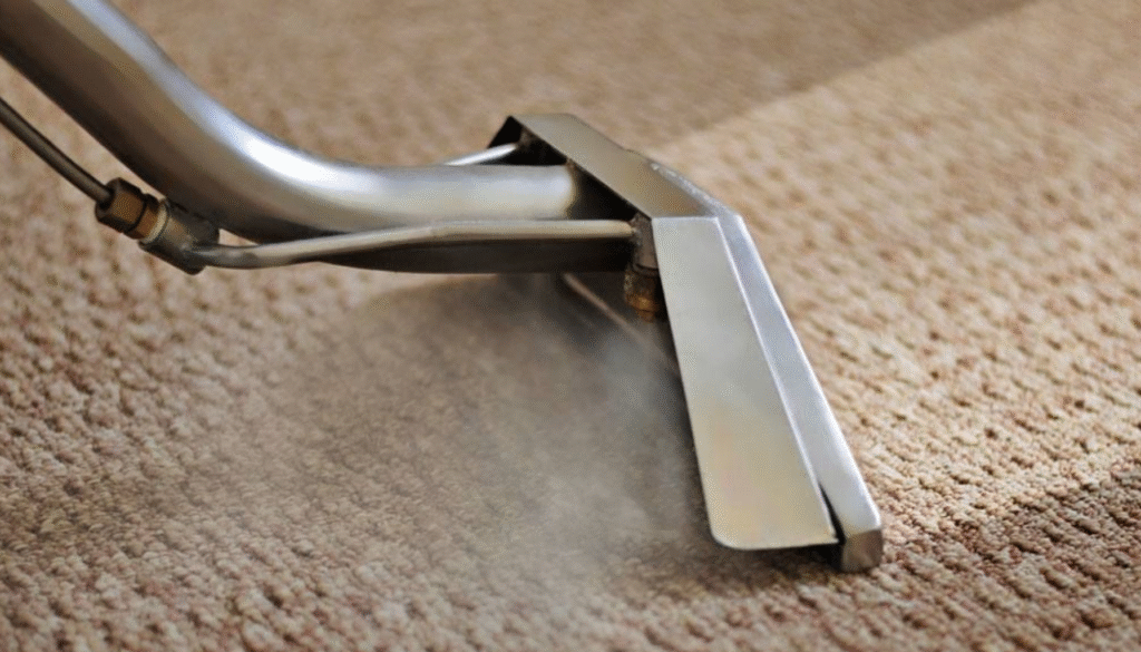 Before and after carpet cleaning by The Clean Master in Brisbane & Adelaide for residential and commercial carpets