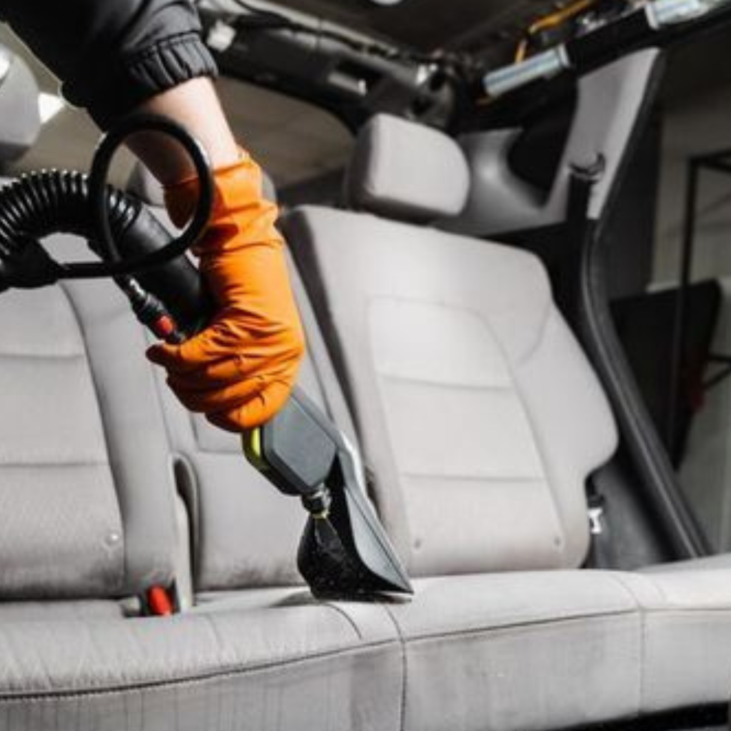 Car seat cleaning services by professional cleaners in Brisbane and Adelaide with The Clean Master