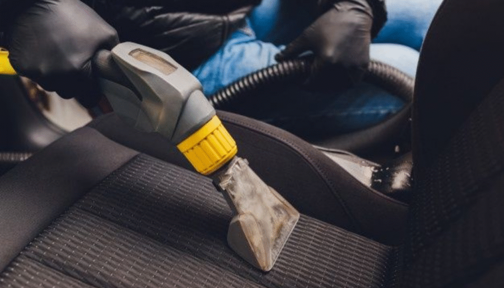 Car seat cleaning services by The Clean Master in Brisbane and Adelaide with professional machine cleaning