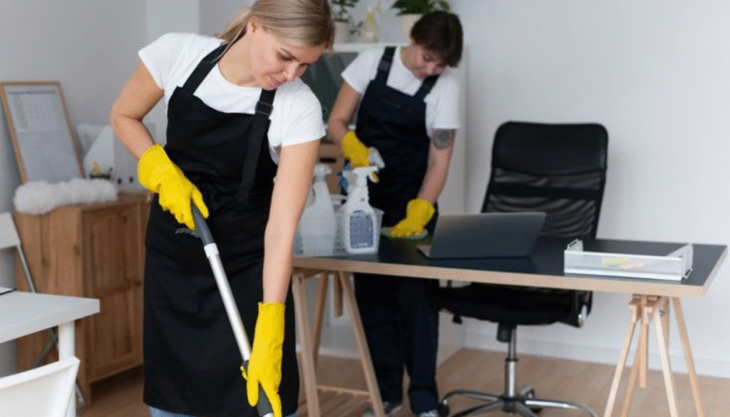 Commercial cleaning services for office spaces in Brisbane and Adelaide by The Clean Master.