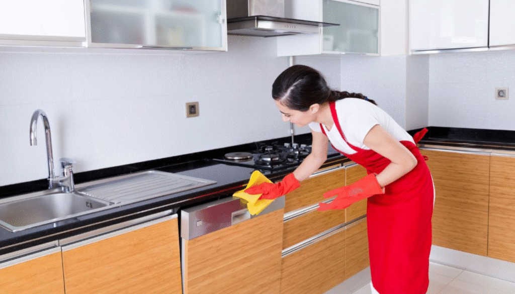 Domestic cleaning kitchen service by The Clean Master in Brisbane & Adelaide
