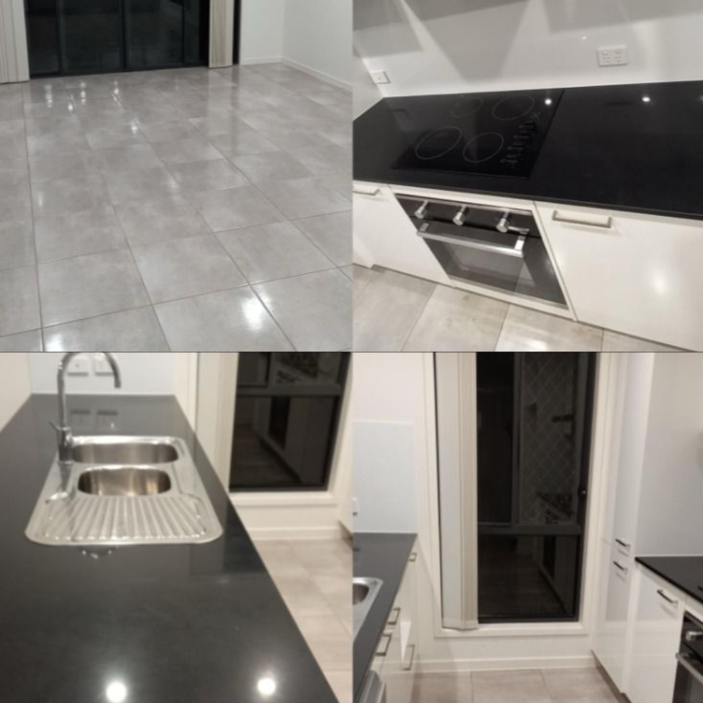 End of lease cleaning showing multiple cleaned house views in Brisbane and Adelaide