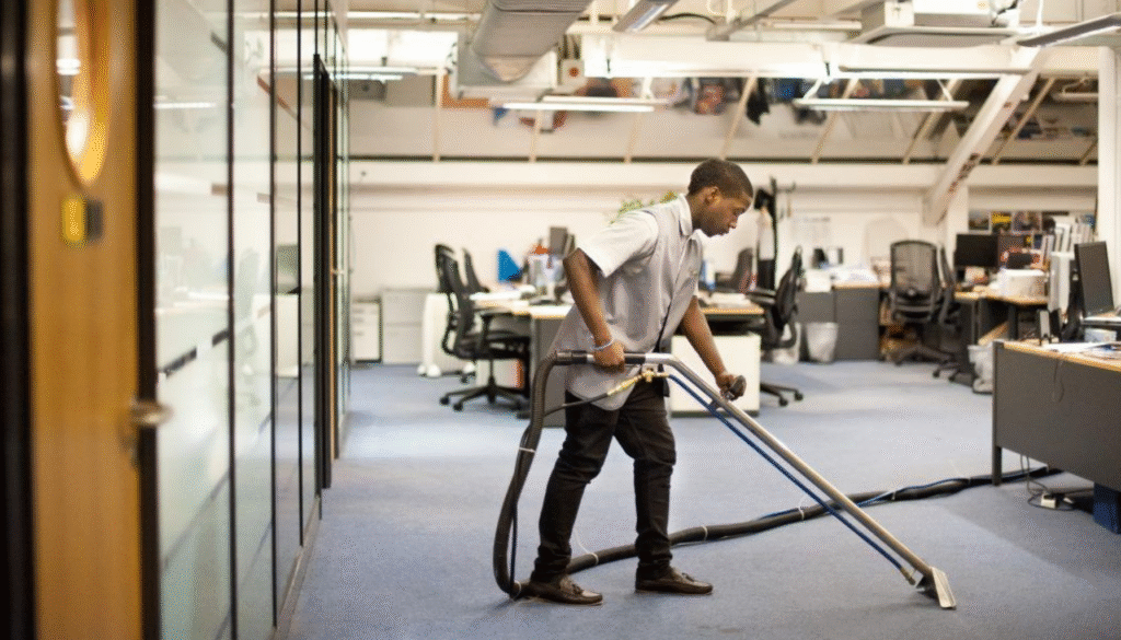 office cleaning carpet vacuuming service in Brisbane and Adelaide