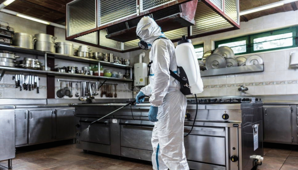 Pest control services for commercial kitchen in Brisbane and Adelaide