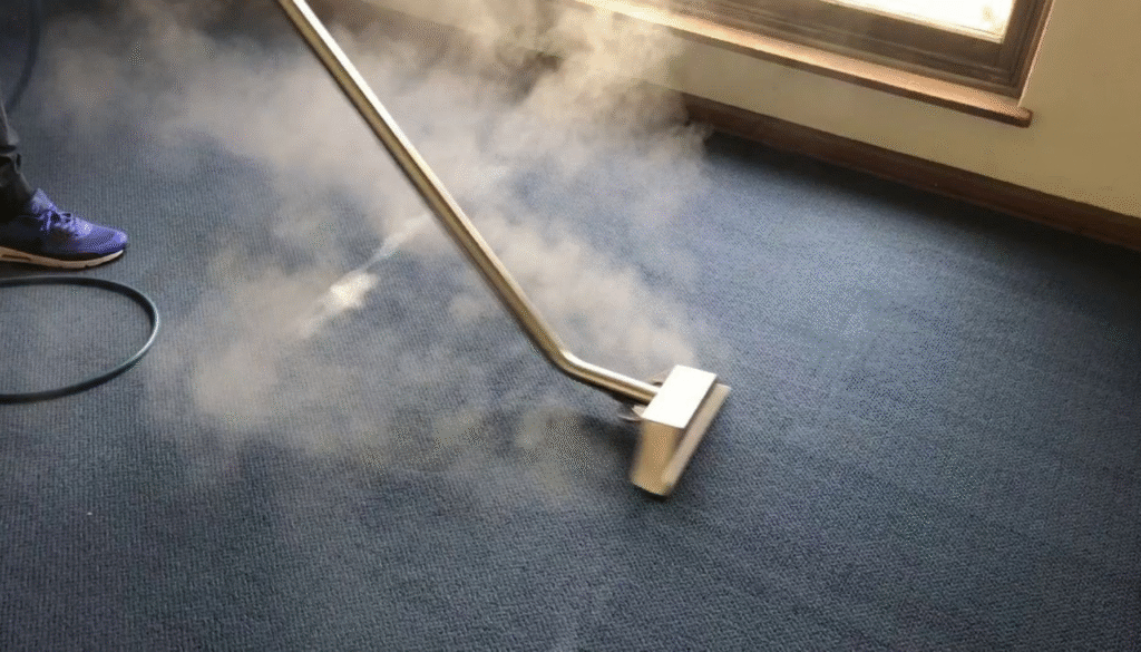 Steam carpet cleaning by The Clean Master in Brisbane & Adelaide for residential and commercial floors