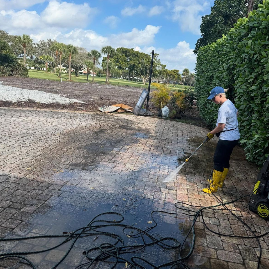 High Pressure Driveway Cleaning quality assurance service by The Clean Master in Brisbane and Adelaide