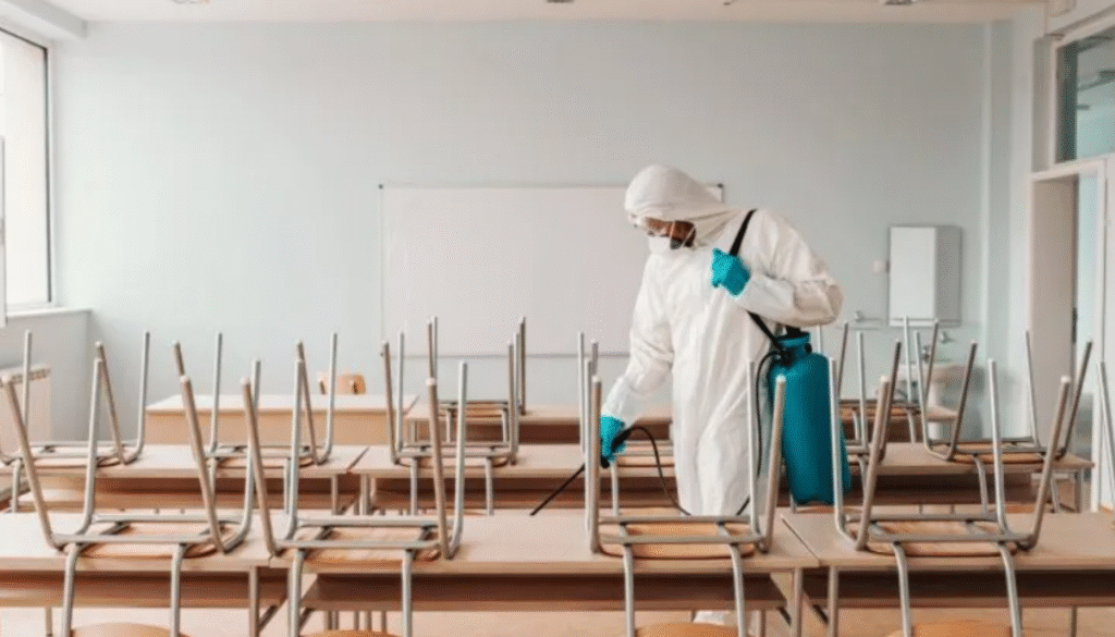 School Cleaning services with classroom disinfection by experts in Brisbane and Adelaide