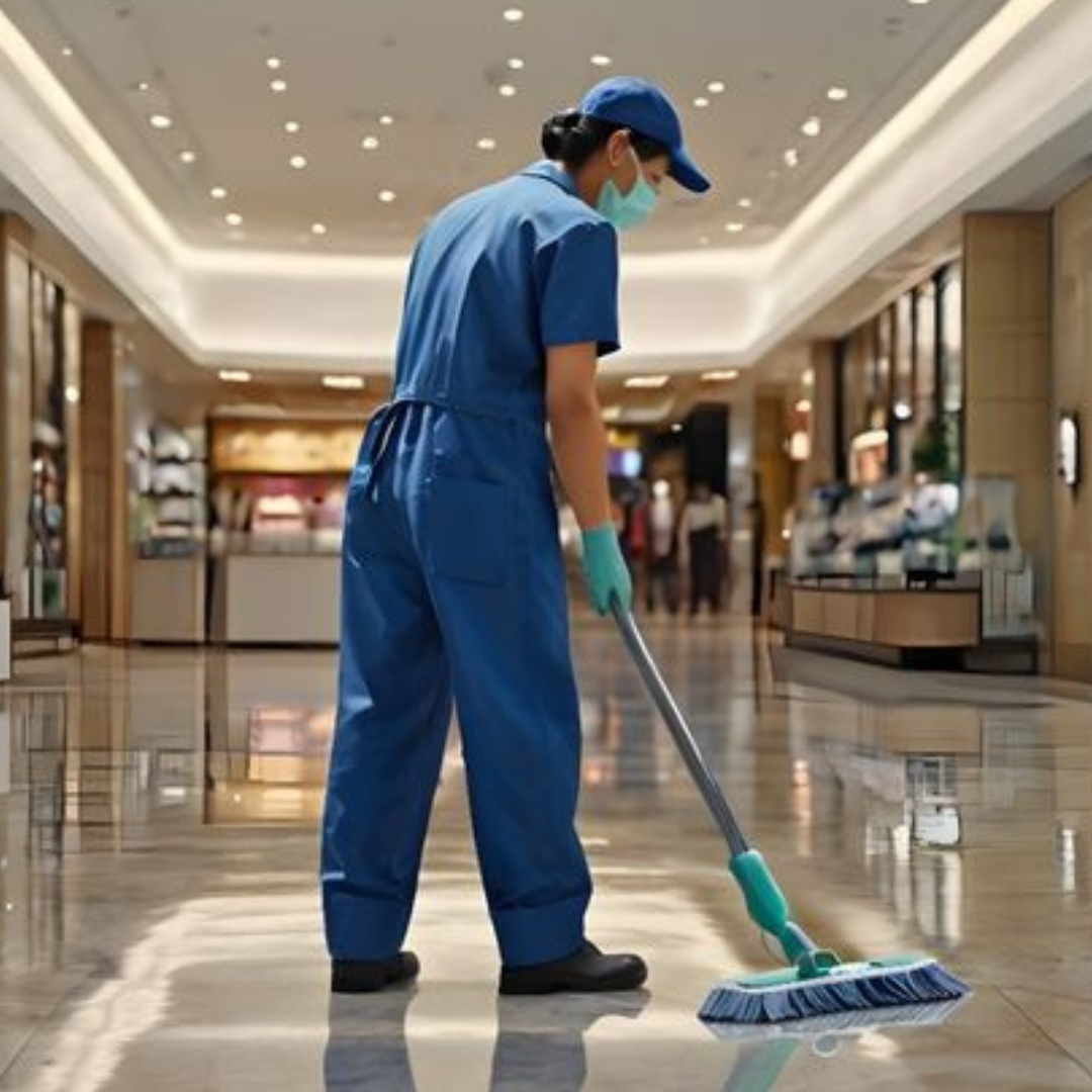 The Clean Master Services cleaning shopping centres in Brisbane and Adelaide