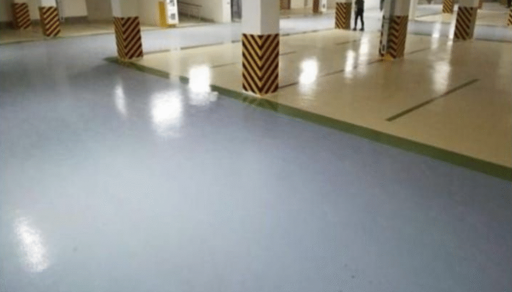 Vinyl Strip Cleaning and Sealing maintaining multi-zone parking areas in Brisbane and Adelaide.